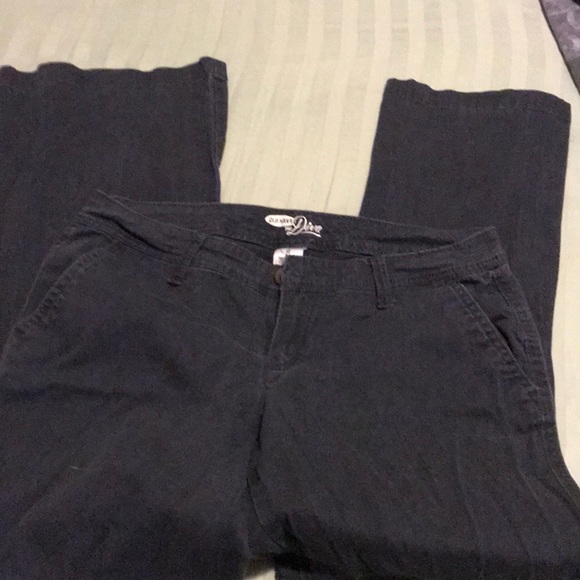 Old Navy Petite Navy Khakis - Picture 2 of 3